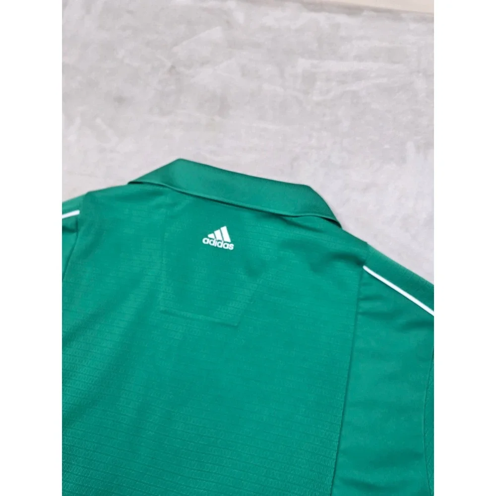 Adidas‎ Margaritaville Polo Shirt Mens Large Green Polyester Golf Climalite